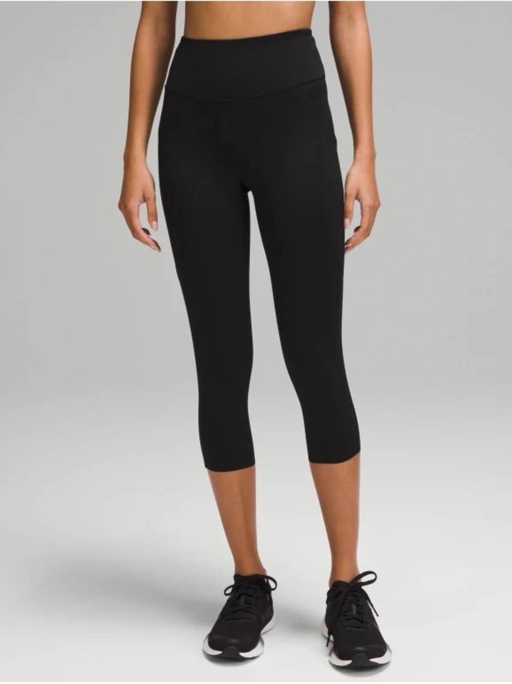lululemon athletica Black High-Rise Capri Leggings
